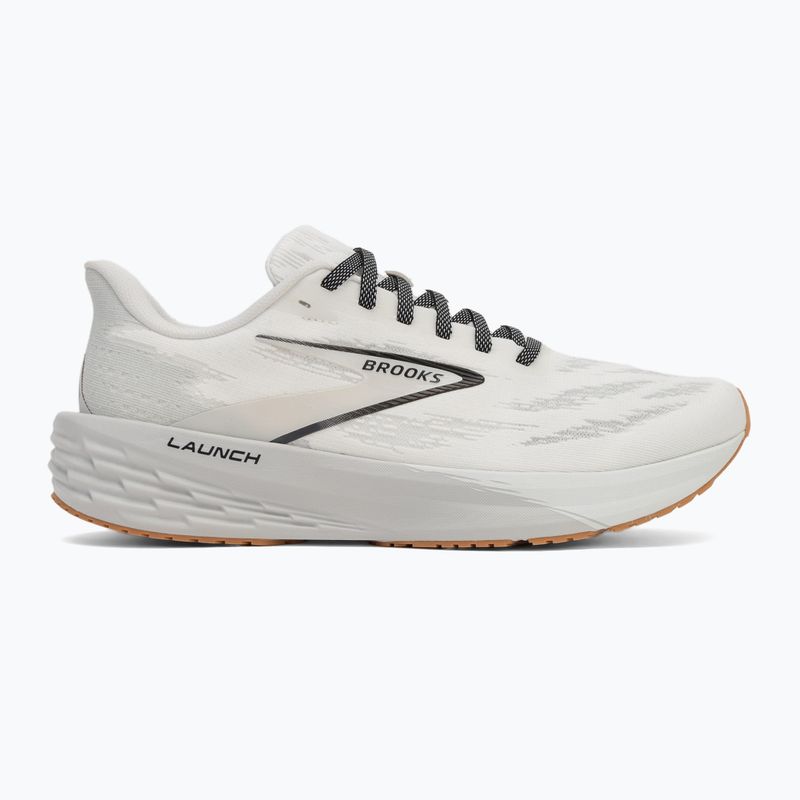 Brooks Launch 11 мъжки обувки за бягане бяло/сиво/черно 2