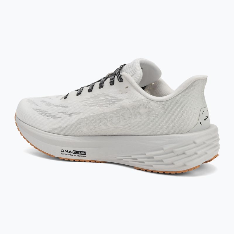 Brooks Launch 11 мъжки обувки за бягане бяло/сиво/черно 3