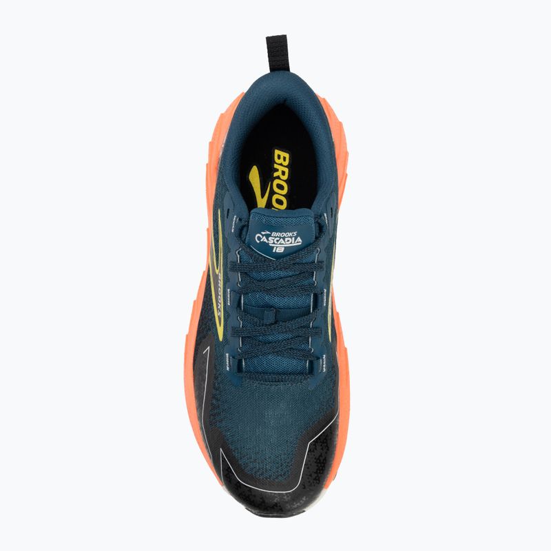 Мъжки обувки за бягане Brooks Cascadia 18 legion blue/black/flame 5
