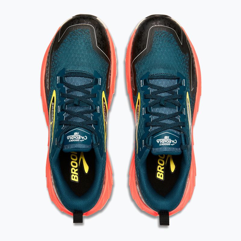 Мъжки обувки за бягане Brooks Cascadia 18 legion blue/black/flame 12