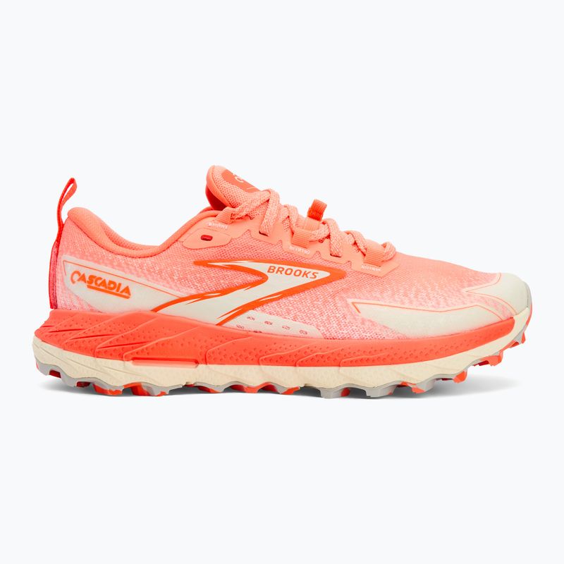 Brooks Cascadia 18 дамски обувки за бягане ember/blue wash/flame 2