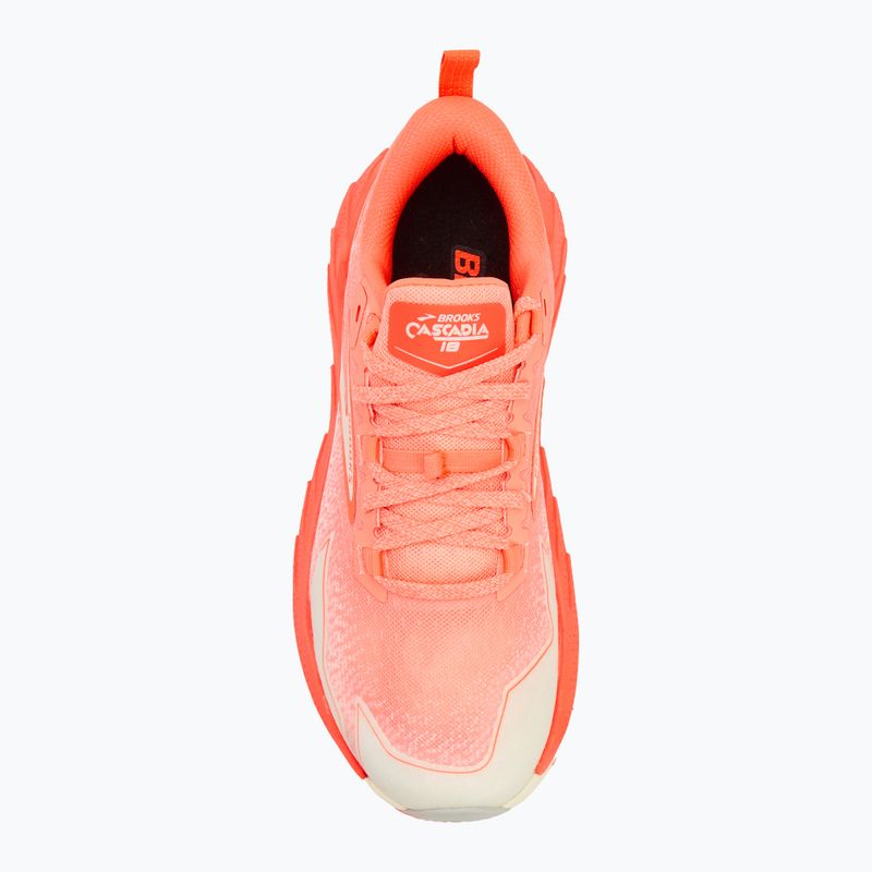 Brooks Cascadia 18 дамски обувки за бягане ember/blue wash/flame 5