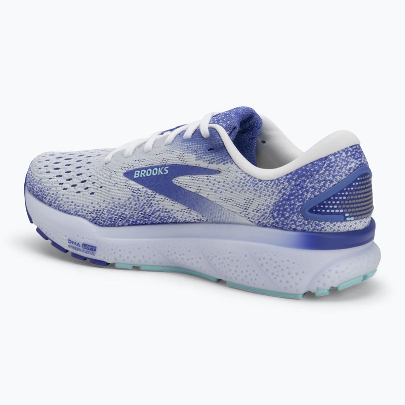 Дамски обувки за бягане Brooks Ghost 16 white/amparo blue/limpet shell 3