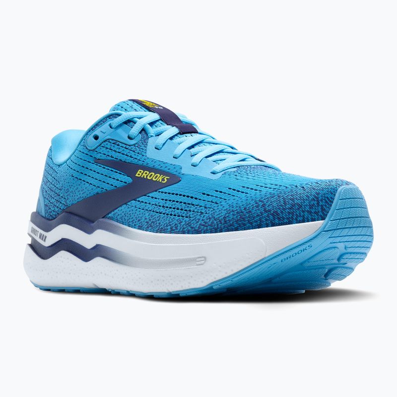 Brooks Ghost Max 2 мъжки обувки за бягане Bonnie blue/blue ribbon/yellow