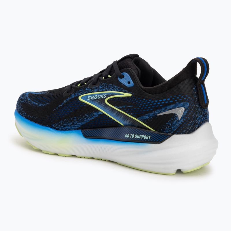 Мъжки обувки за бягане Brooks Glycerin GTS 22 black/cobalt/neo yellow 3
