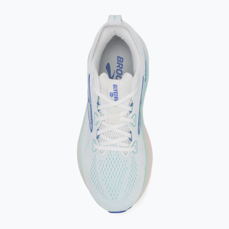 Дамски обувки за бягане Brooks Glycerin GTS 22 white/limpet shell/amparo blue 5