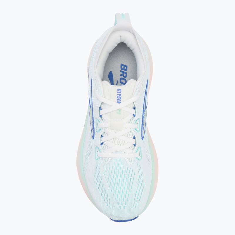 Дамски обувки за бягане Brooks Glycerin 22 wide fit white/limpet shell/amparo blue 5