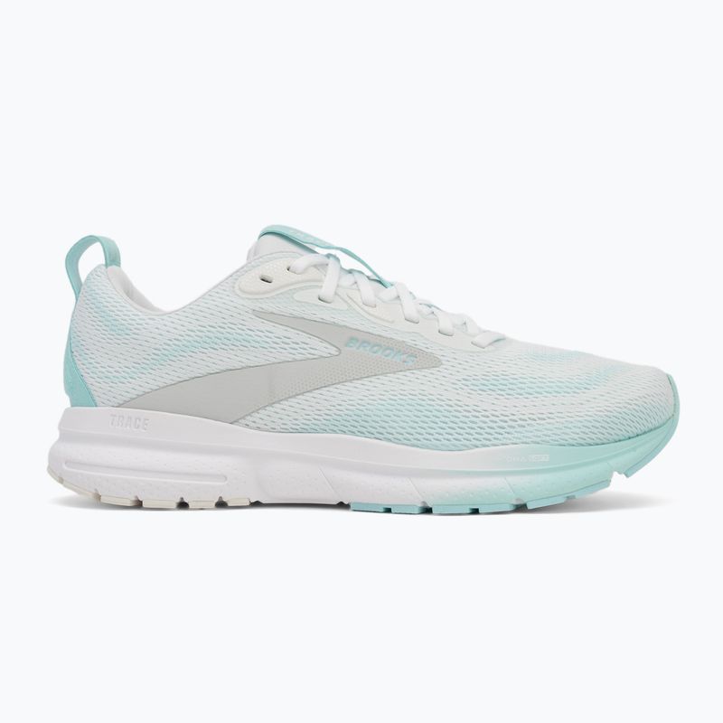 Дамски обувки за бягане Brooks Trace 4 bright white/limpet/black 2