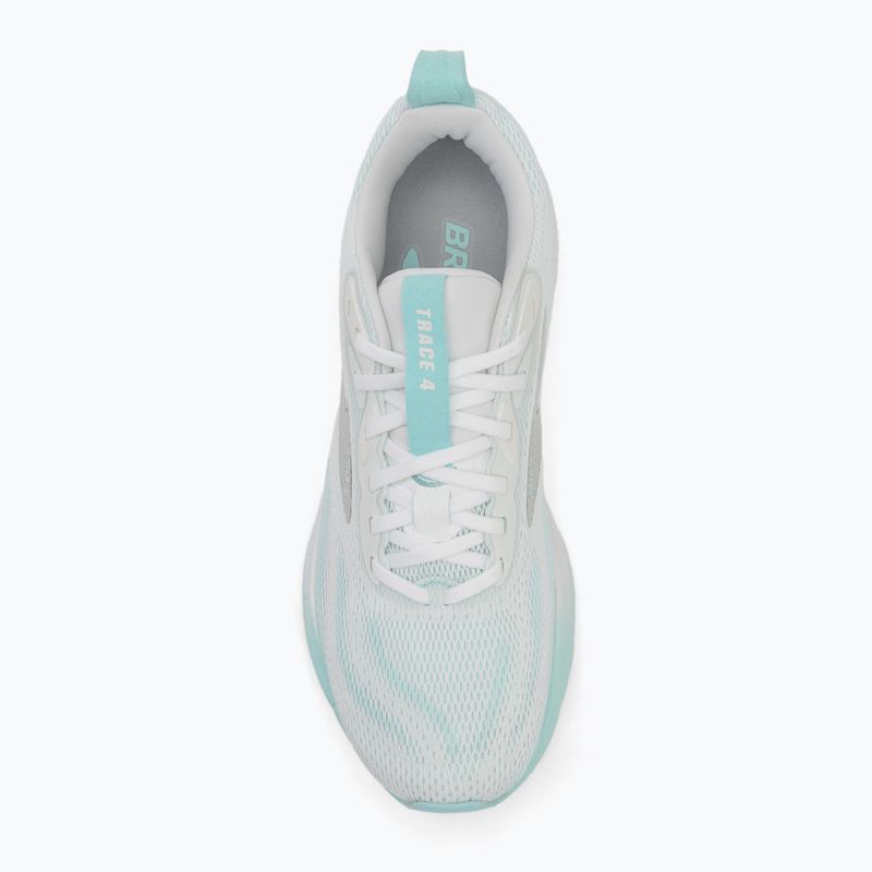 Дамски обувки за бягане Brooks Trace 4 bright white/limpet/black 5