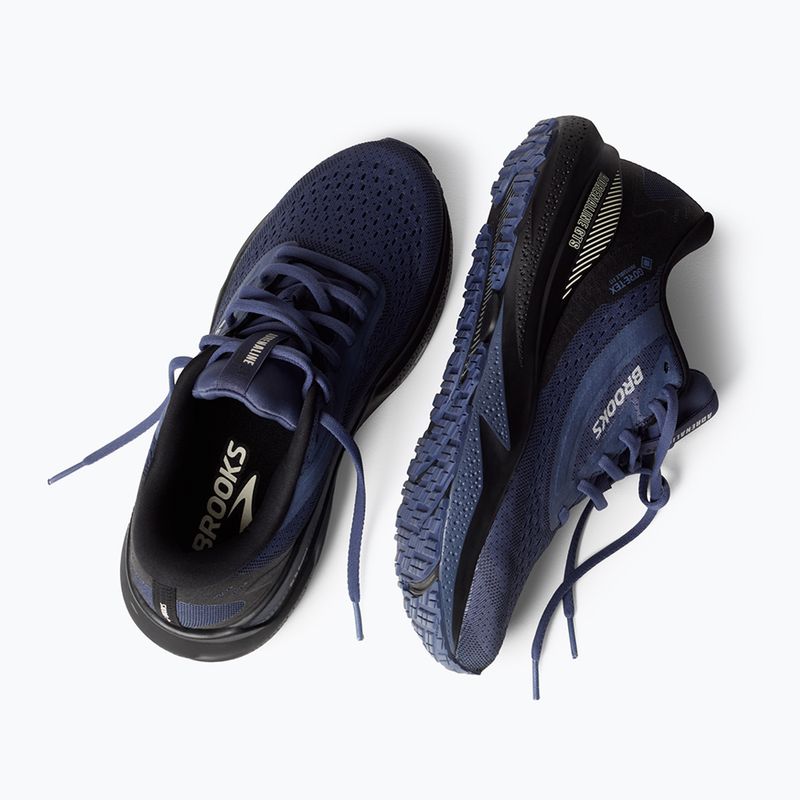 Мъжки маратонки за бягане Brooks Adrenaline GTS 24 GTX Black/Nightshadow/Coconut 15
