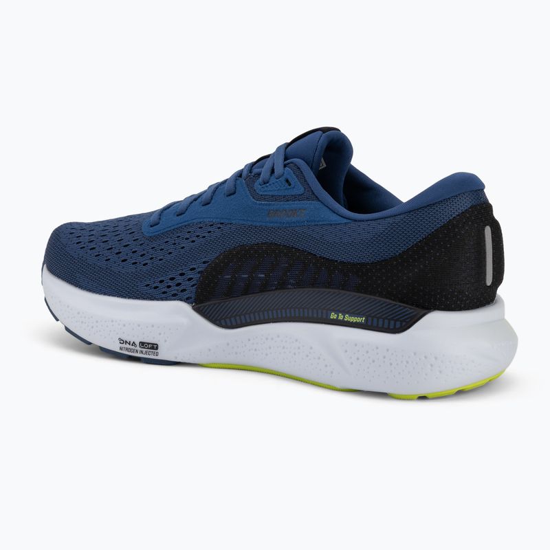 Мъжки обувки за бягане  Brooks Adrenaline GTS 24 navy peony/black/acid lime 3