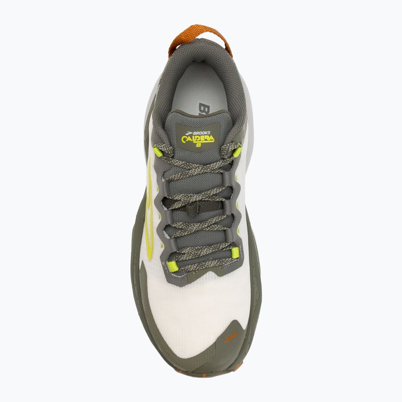 Мъжки маратонки за бягане Brooks Caldera 8 dusty olive/lime/oyster 5