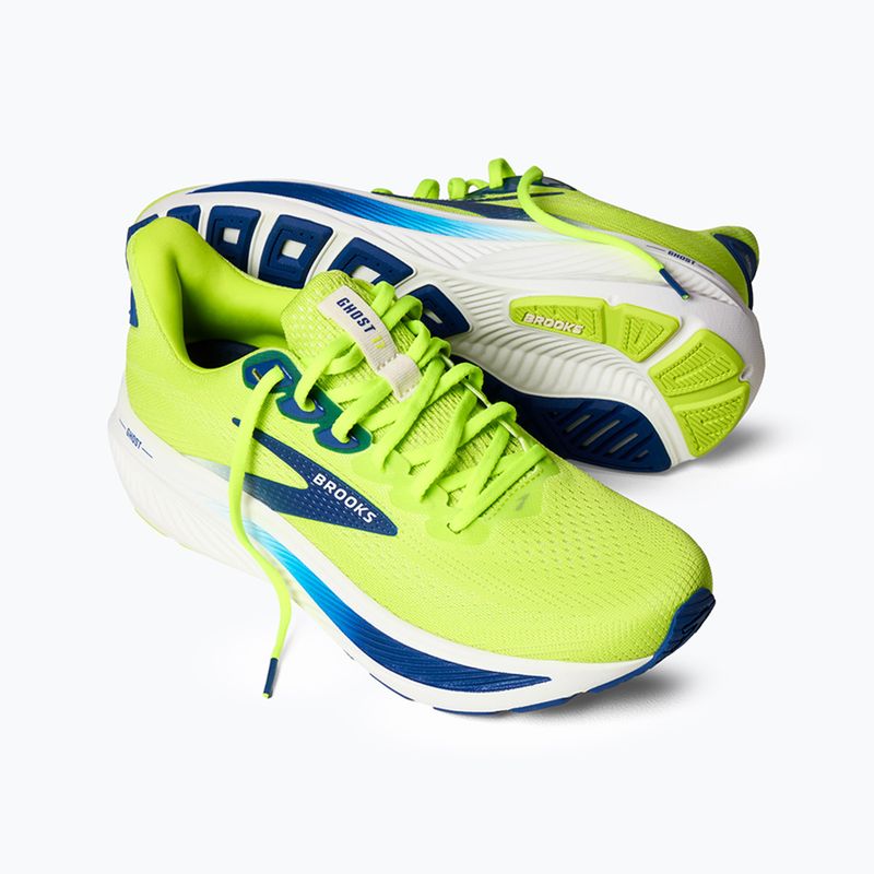 Мъжки обувки за бягане Brooks Ghost 17 acid lime/navy/white 9