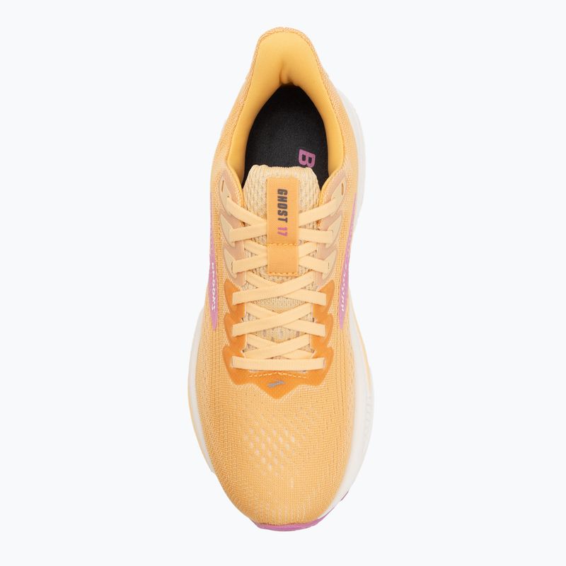 Дамски обувки за бягане Brooks Ghost 17 apricot/grey/pink 5