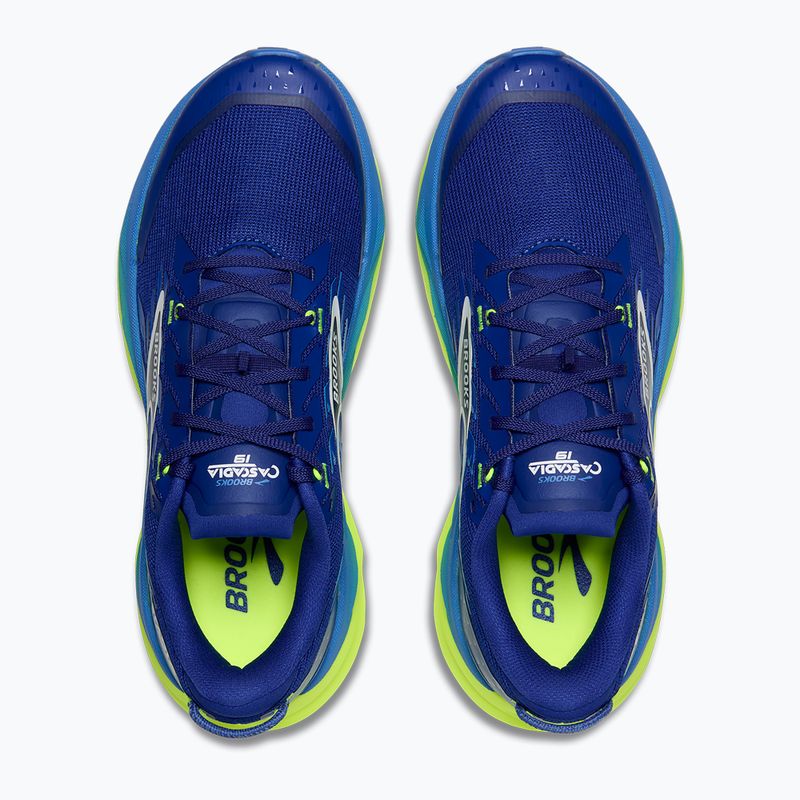 Мъжки обувки за бягане Brooks Cascadia 19 surf the web/nightlife/white 7