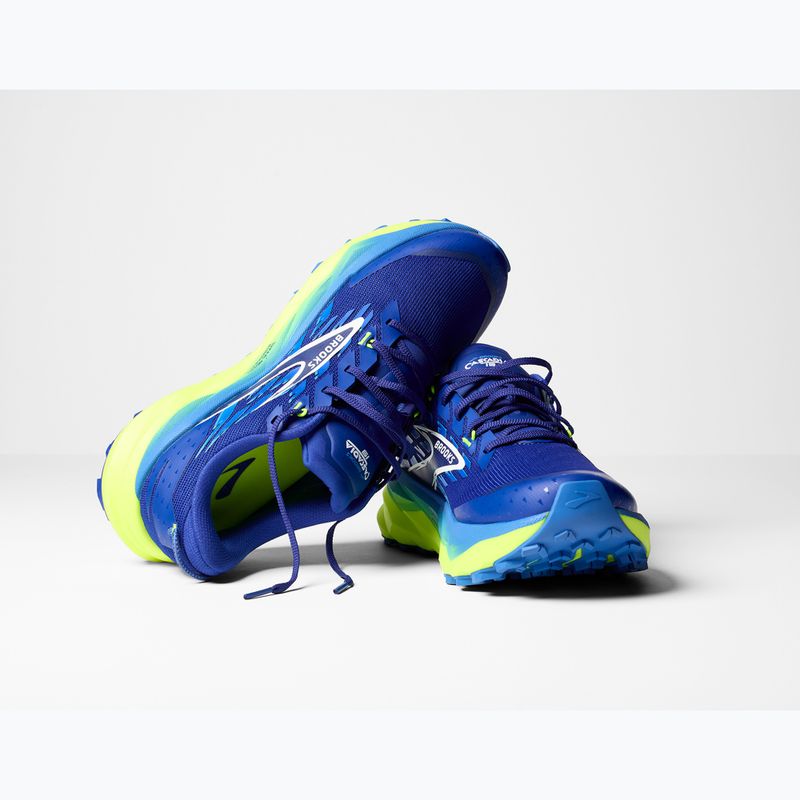 Мъжки обувки за бягане Brooks Cascadia 19 surf the web/nightlife/white 8