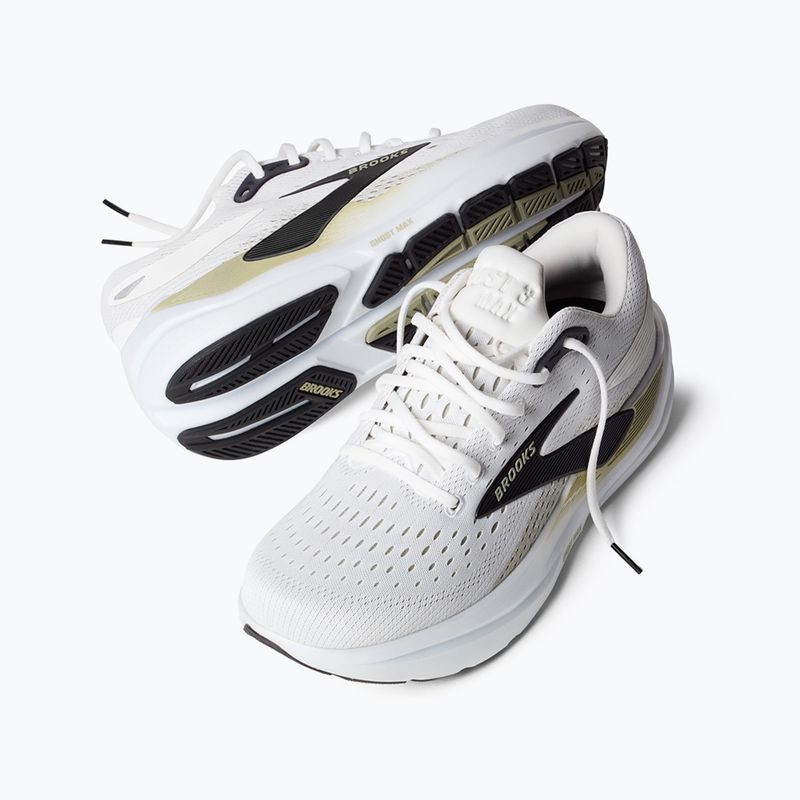 Мъжки обувки за бягане Brooks Ghost Max 3 bright white/tea/black 9