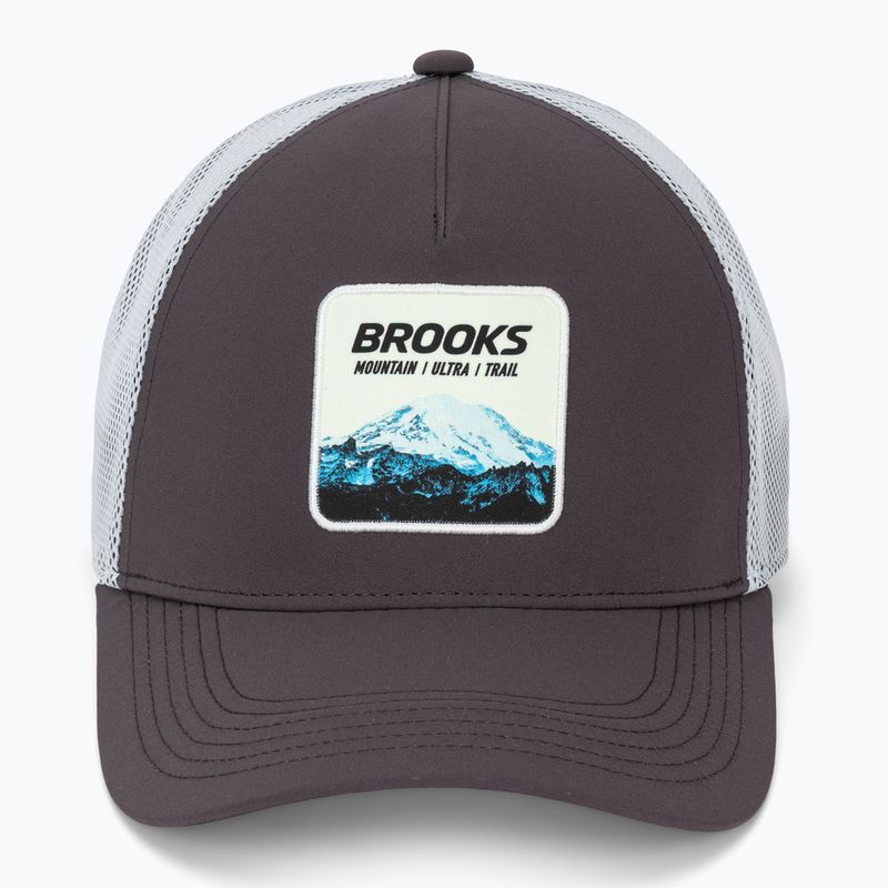 Шапка с козирка Brooks Surge Trucker dark russet/white/atomic blue 2