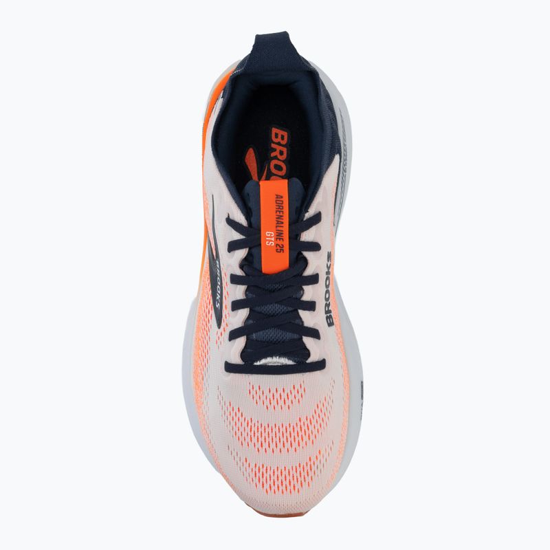 Мъжки обувки за бягане Brooks Adrenaline GTS 25 white/spellbound/orange 5
