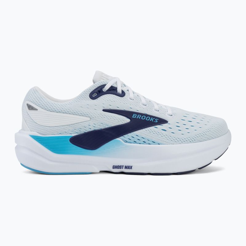 Мъжки обувки за бягане Brooks Ghost Max 3 bright white/beacon blue/teal 2