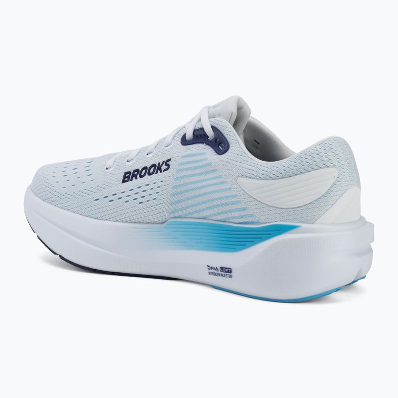 Мъжки обувки за бягане Brooks Ghost Max 3 bright white/beacon blue/teal 3