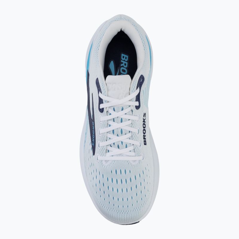 Мъжки обувки за бягане Brooks Ghost Max 3 bright white/beacon blue/teal 5