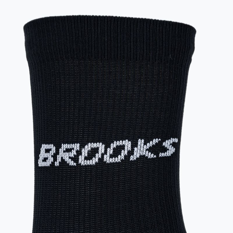 Чорапи за бягане Brooks Run-In Crew 3-Pack black 3