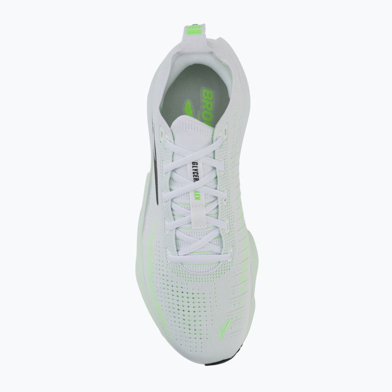Мъжки обувки за бягане Brooks Glycerin Flex white/green gecko/phantom 5