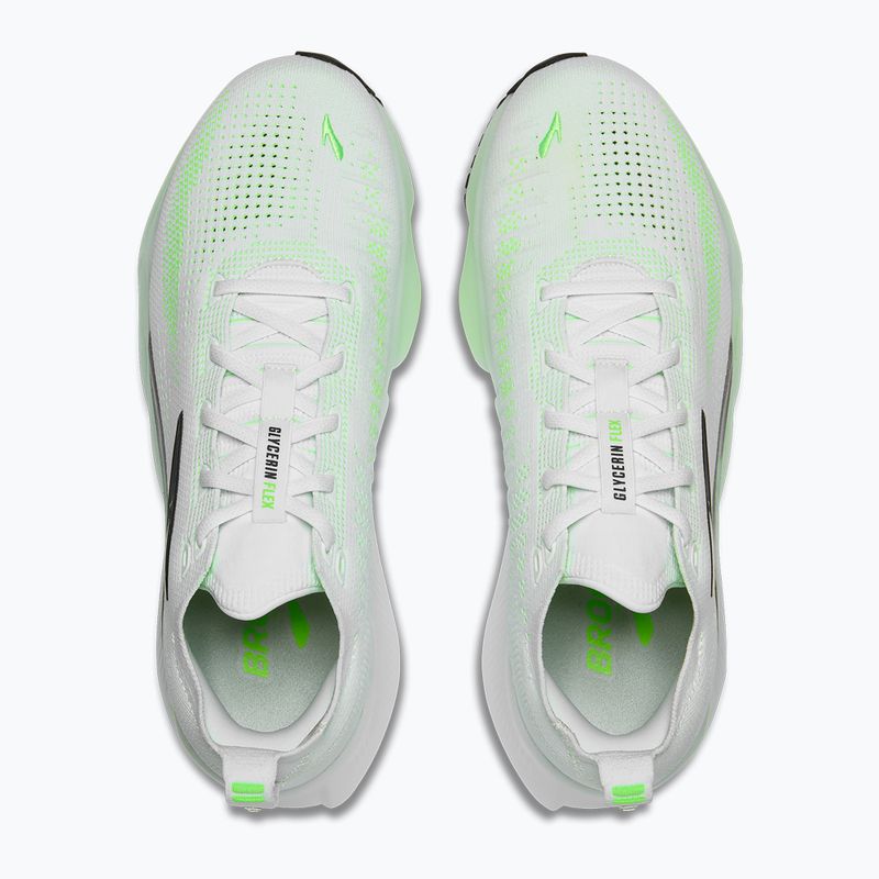 Мъжки обувки за бягане Brooks Glycerin Flex white/green gecko/phantom 7