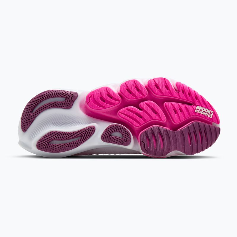 Дамски обувки за бягане Brooks Glycerin Flex white/cyber pink/argyle 6