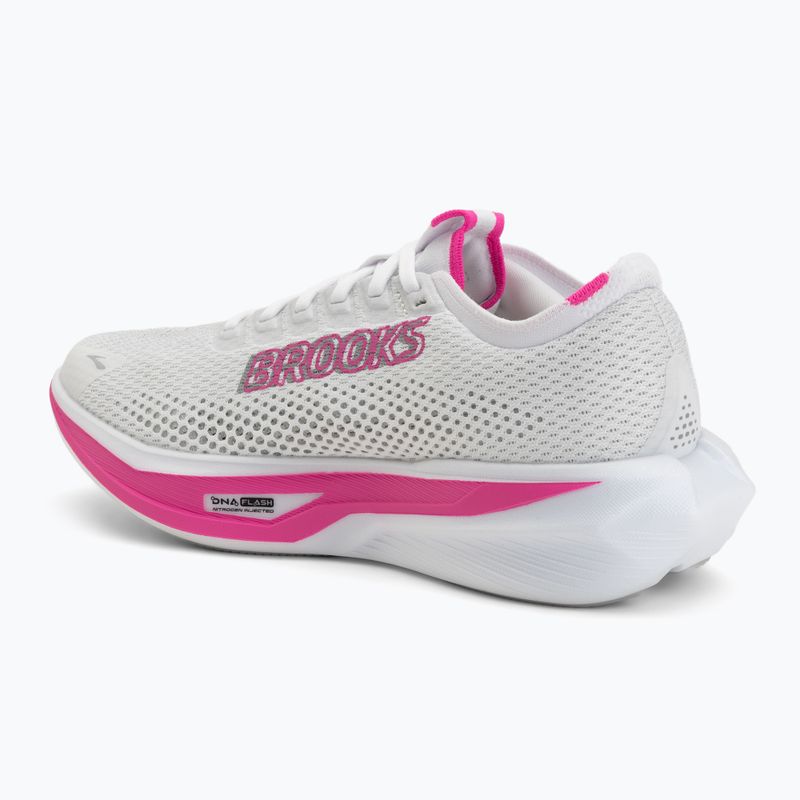Дамски обувки за бягане Brooks Hyperion 3 white/luminary/cyber pink 3