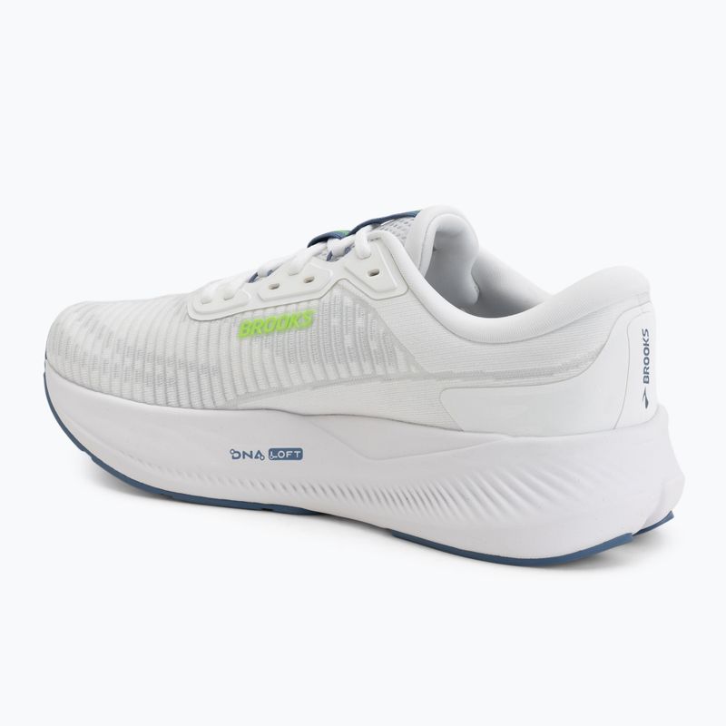 Мъжки обувки за бягане Brooks Revel Max white/moonlight/green gecko 3
