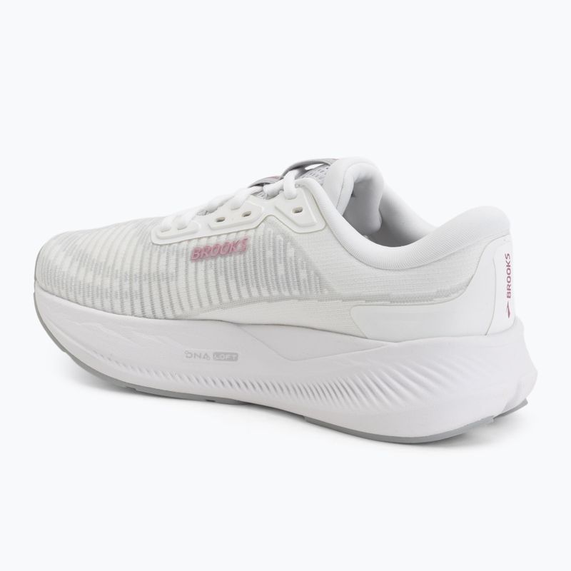 Дамски обувки за бягане Brooks Revel Max white/harbour mist/metallic 3