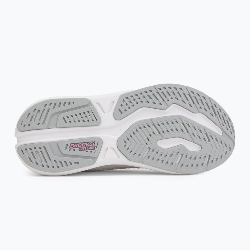 Дамски обувки за бягане Brooks Revel Max white/harbour mist/metallic 4