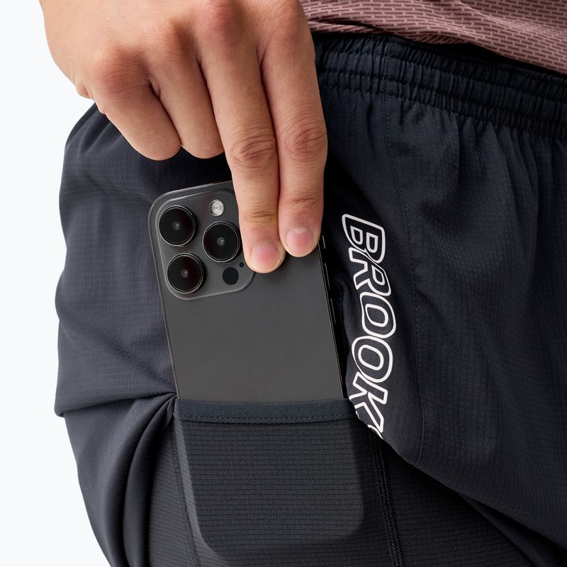 Мъжки шорти за бягане Brooks Cascadia 2-in-1 Short black 5