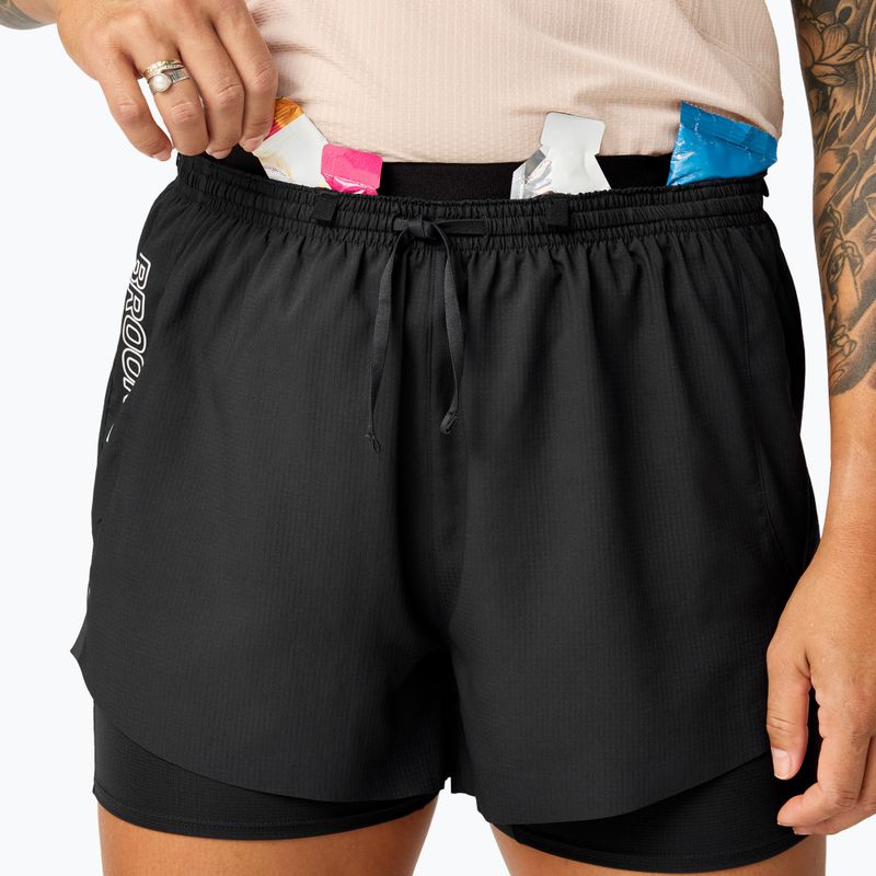 Дамски шорти за бягане Brooks Cascadia 2-in-1 Short black 3
