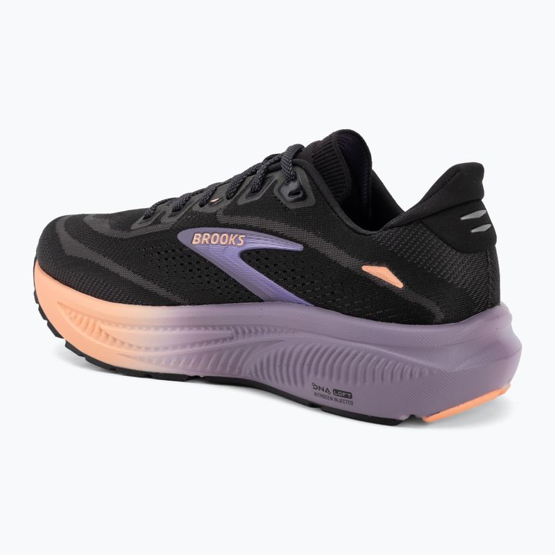 Дамски обувки за бягане Brooks Ghost 18 black/mulled grape/peach 3