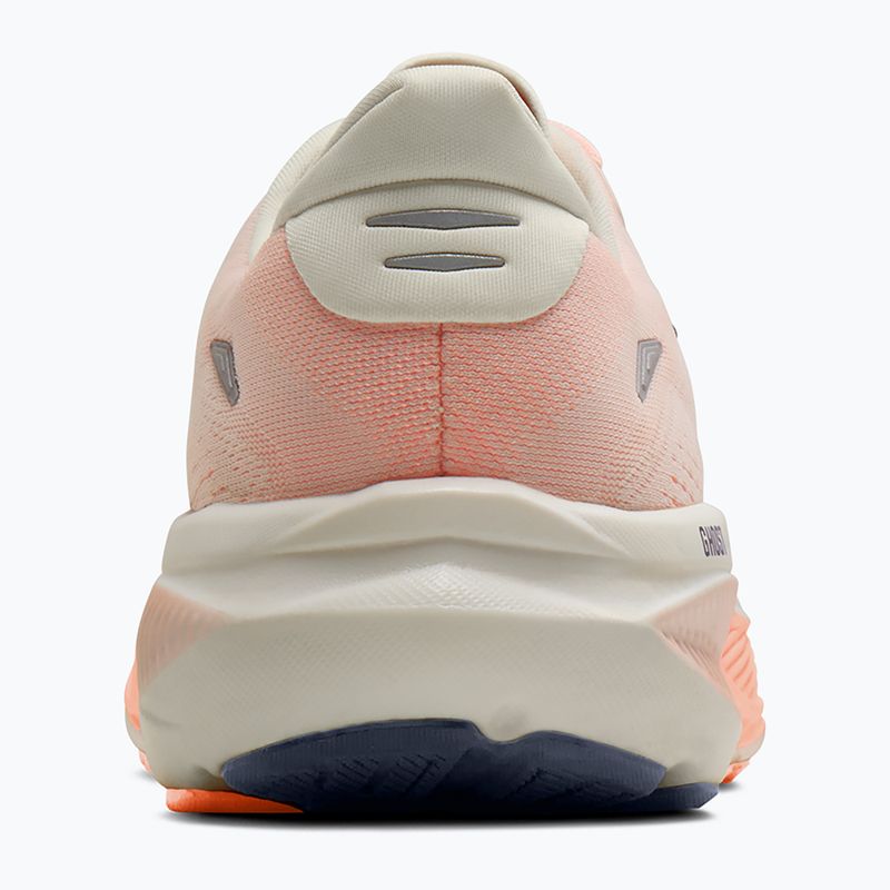 Дамски обувки за бягане Brooks Ghost 18 star white/cyber peach/grey 5