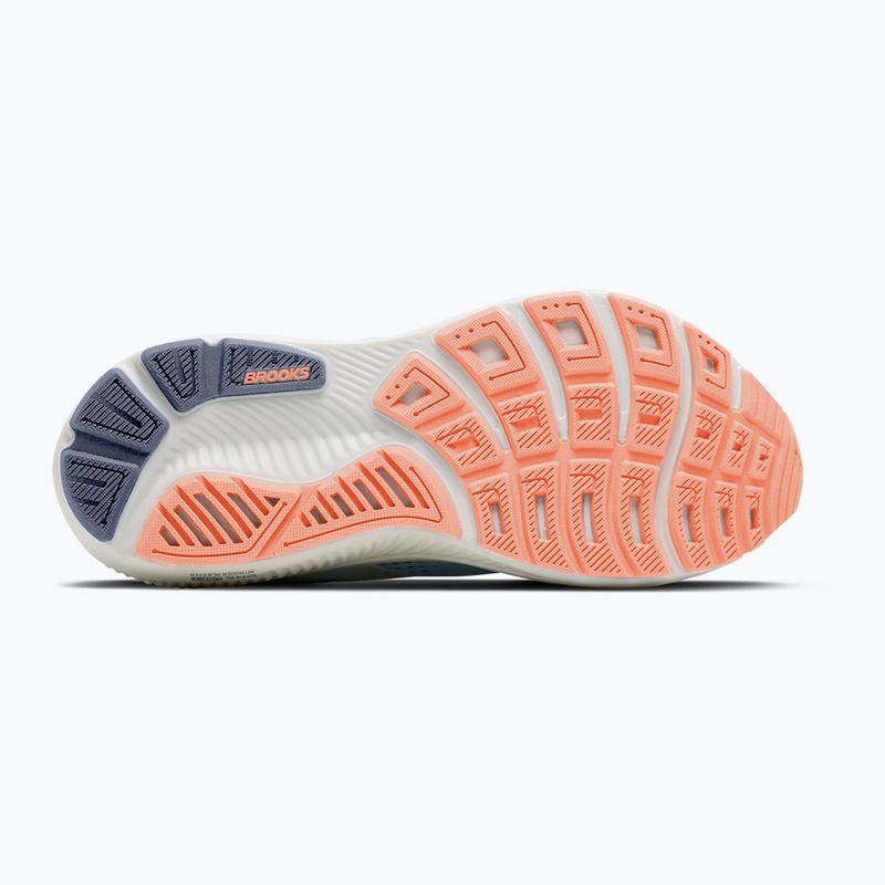 Дамски обувки за бягане Brooks Ghost 18 star white/cyber peach/grey 6