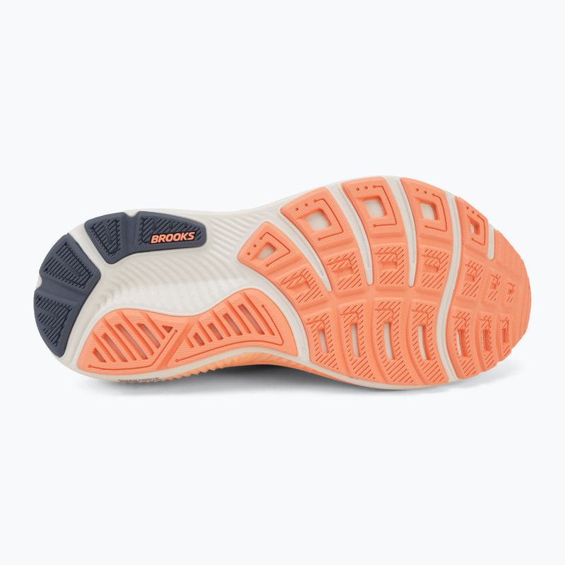 Дамски обувки за бягане Brooks Ghost 18 star white/cyber peach/grey 4