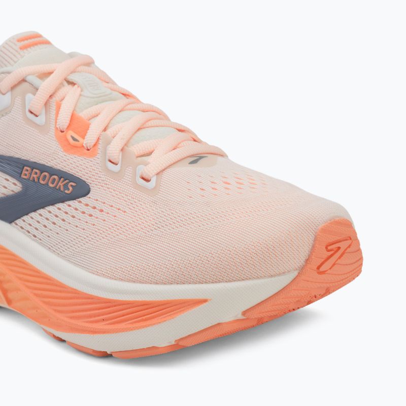 Дамски обувки за бягане Brooks Ghost 18 star white/cyber peach/grey 7