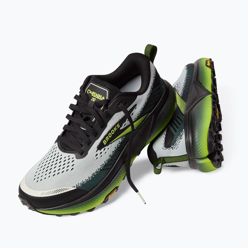 Мъжки обувки за бягане  Brooks Cascadia 20 grey/black/nightlife 6