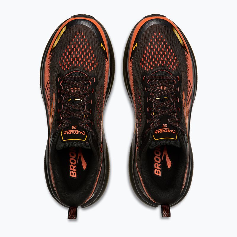 Мъжки обувки за бягане  Brooks Cascadia 20 black/tigerlily/orange 5