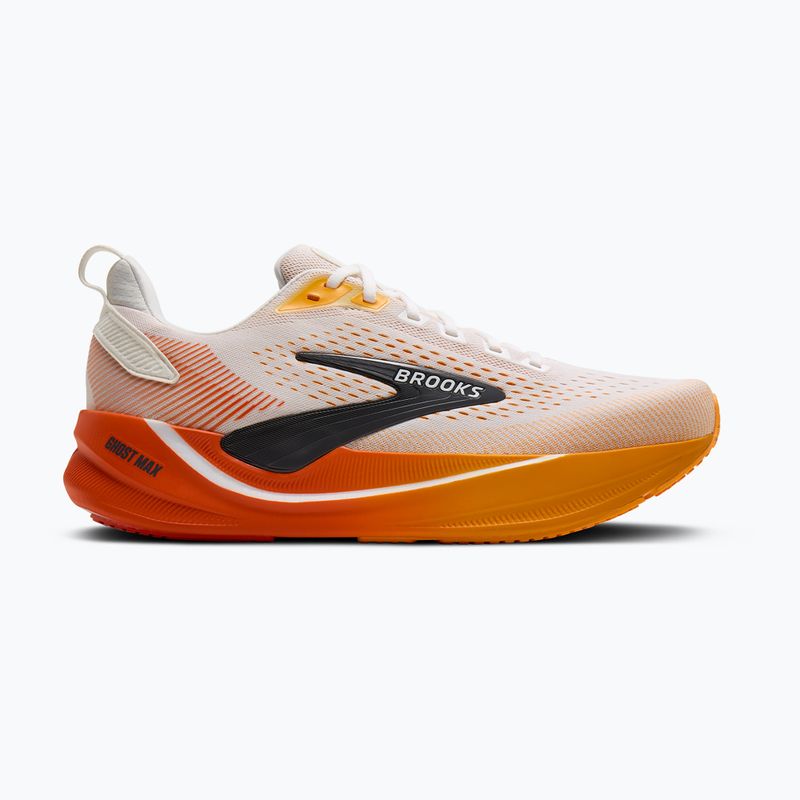 Мъжки обувки за бягане  Brooks Ghost Max 4 white/orange/red 2