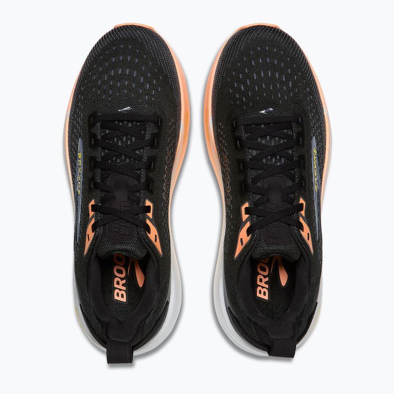 Дамски обувки за бягане Brooks Ghost Max 4 black/folkstone/cyber peach 5