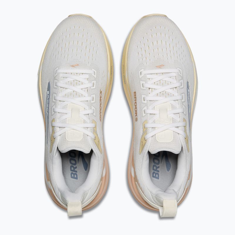 Дамски обувки за бягане Brooks Ghost Max 4 white/rose/rutabaga 5