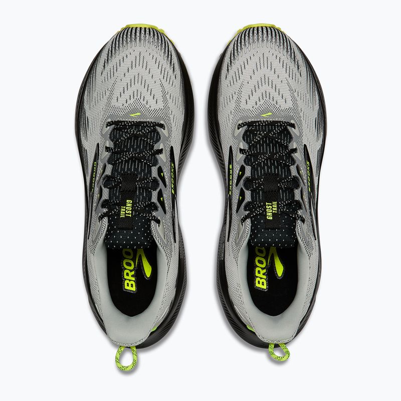 Мъжки обувки за бягане Brooks Ghost Trail grey/black/nightlife 5