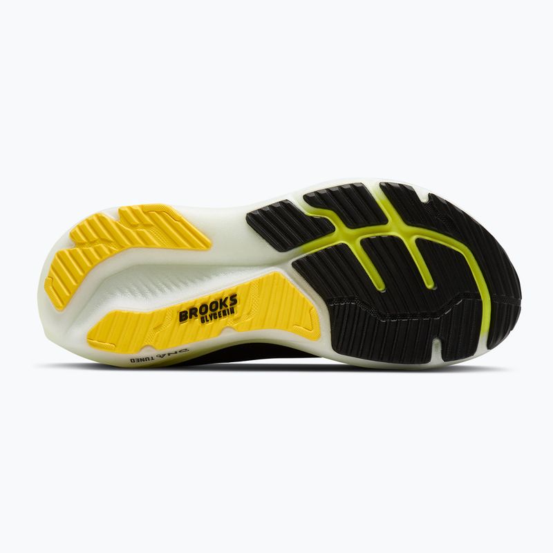 Мъжки обувки за бягане  Brooks Glycerin 23 black/cyber yellow/nightlife 4