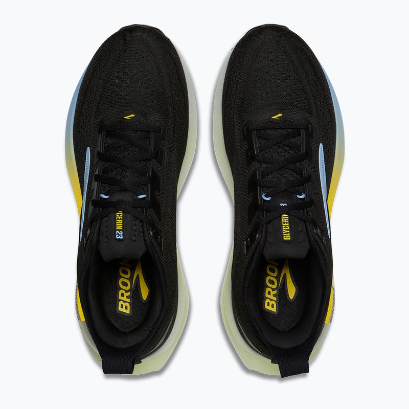 Мъжки обувки за бягане  Brooks Glycerin 23 black/cyber yellow/nightlife 5