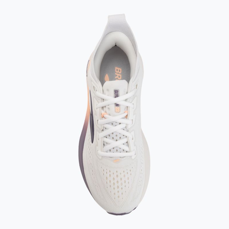Дамски обувки за бягане Brooks Glycerin 23 white/mulled grape/clear 5